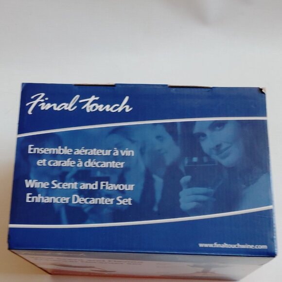 FINAL TOUCH Wine Scent and Flavour Enhancer Decanter Set BNIP - Picture 8 of 12